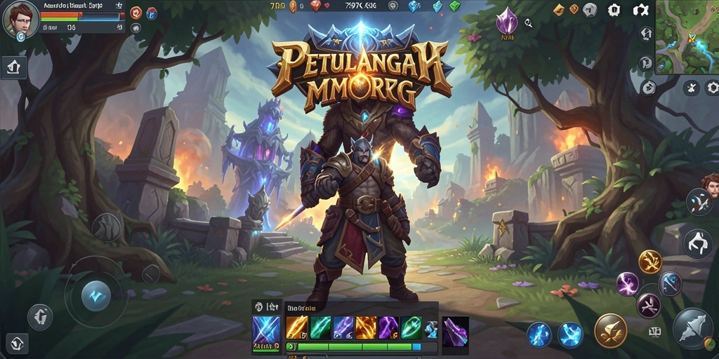 Menampilkan gameplay seru dan interaksi dalam dunia fantasi 797K.