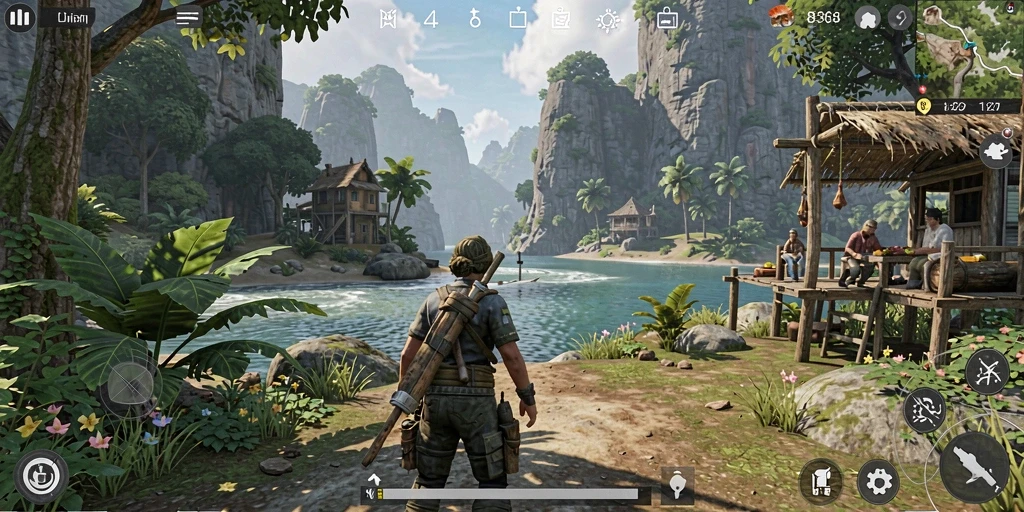 Tangkapan layar epic gameplay dunia terbuka 8364 yang memukau.