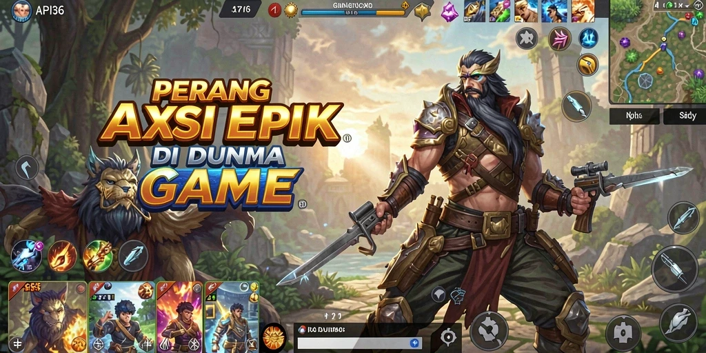 Tampilan yang mendebarkan saat beraksi dalam gameplay API36.
