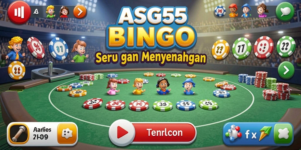 Tampilan gameplay ASG55 yang menarik dengan interaksi Bingo.