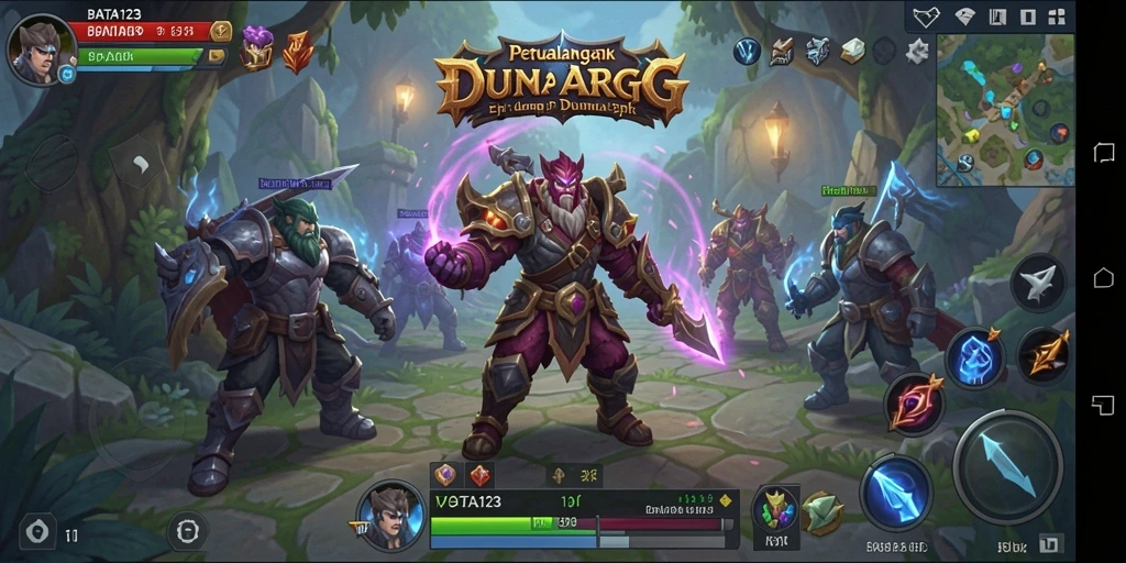 Tampilan menakjubkan dari gameplay BATA123 yang penuh aksi.