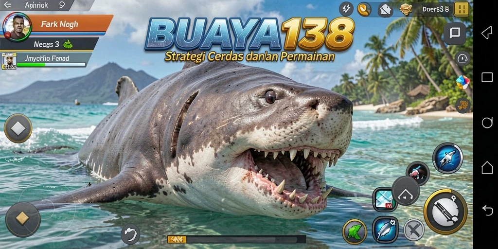 Tampilan gameplay menarik dan strategi mendebarkan di BUAYA138.