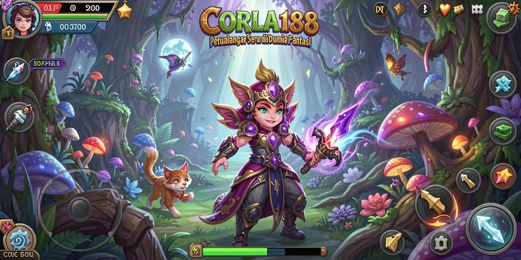 Screenshot gameplay CORLA188 yang menampilkan aksi seru dalam pertempuran ARPG.