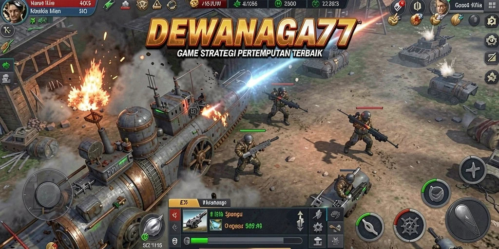 Tampilan gameplay yang mendebarkan dalam DEWANAGA77.