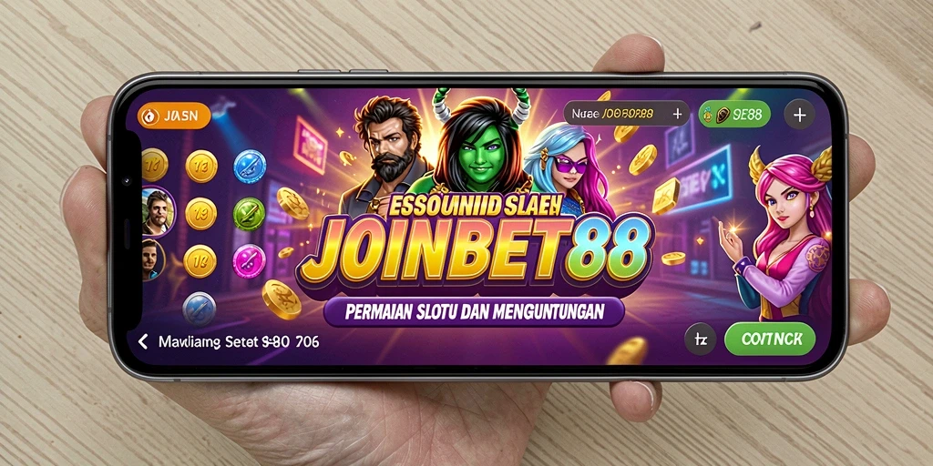 Tampilan gameplay yang menarik dari JOINBET88 dengan berbagai tema slot.