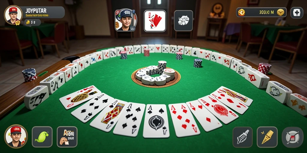 Tampilan gameplay seru dari JOYPUTAR, menampilkan momen mendebarkan.