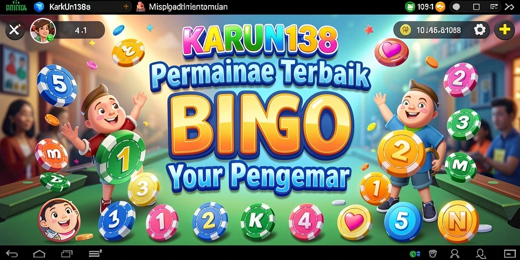 Tampilan gameplay Bingo yang seru dan menggembirakan di KARUN138.