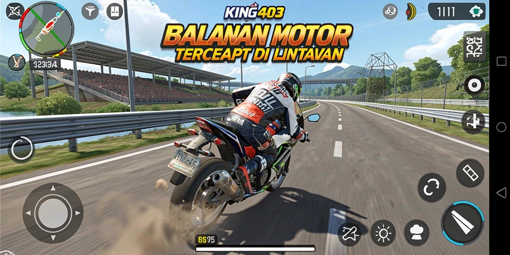 Gameplay tak tertandingi di KING403 dengan balapan motor yang mendebarkan.