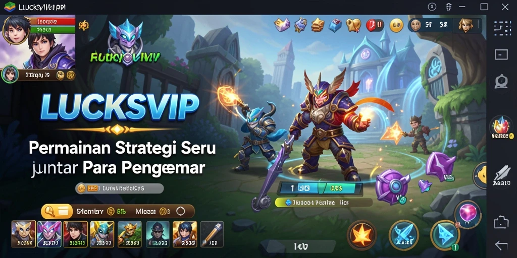 Gameplay LUCKSVIP yang seru dengan strategi mendalam.