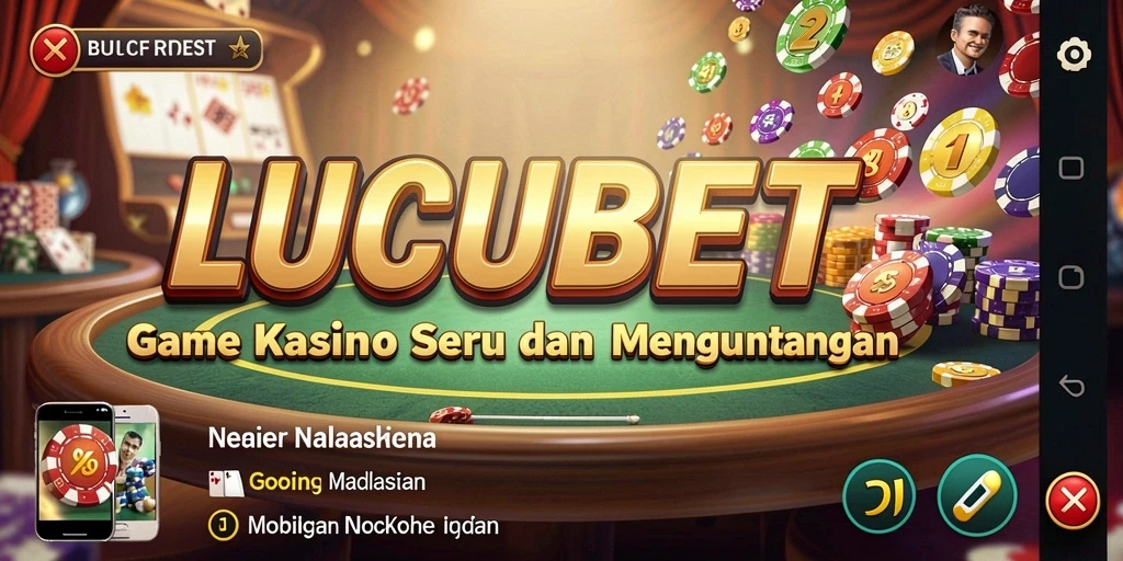 Screenshot gameplay LUCUBET yang menarik dan mendebarkan.
