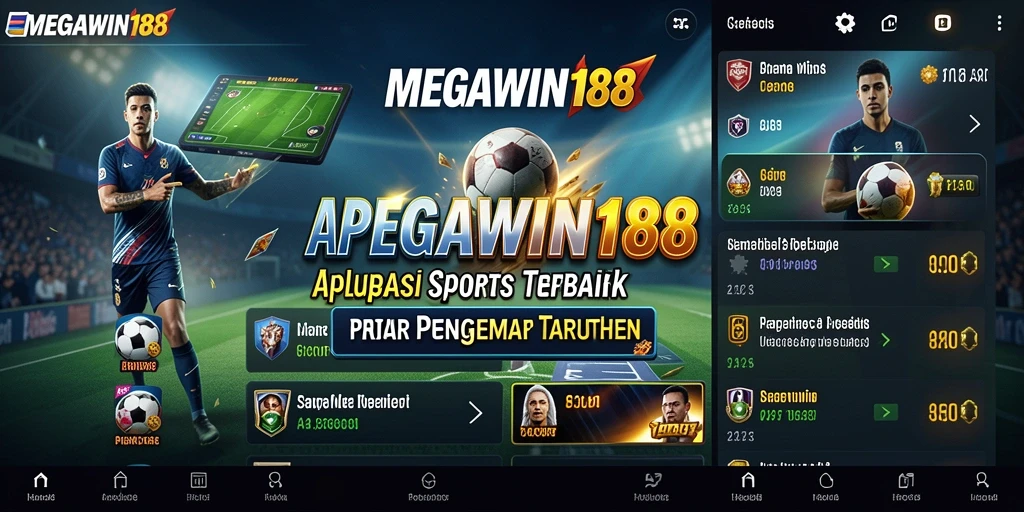 Tampilan gameplay MEGAWIN188 saat bertaruh pada olahraga secara langsung.