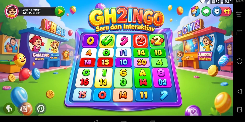 Screenshot gameplay OH222 dengan suasana Bingo yang seru.