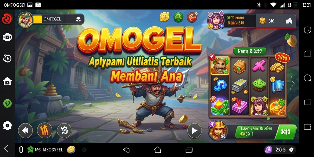 Tampilan utama OMTOGEL dengan fitur utilitas yang memudahkan pengelolaan.
