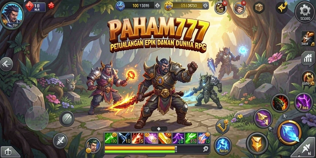 Tampilan menarik dari gameplay RPG PAHAM777 dengan karakter dan lingkungan yang kaya.