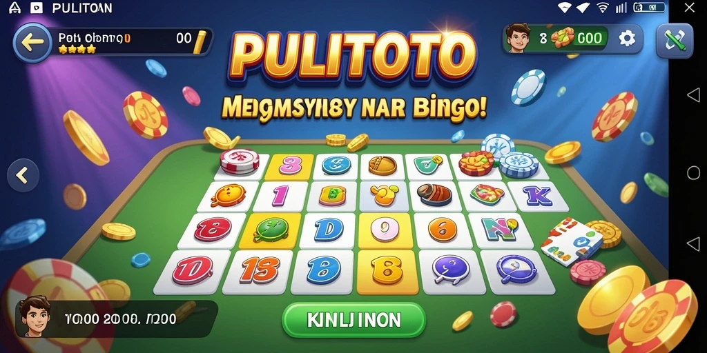 Screenshot gameplay PULITOTO yang menunjukkan keseruan bermain Bingo.