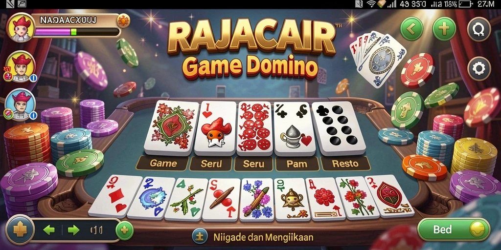 Screenshot utama RAJACAIR menampilkan gameplay yang seru dan interaktif.