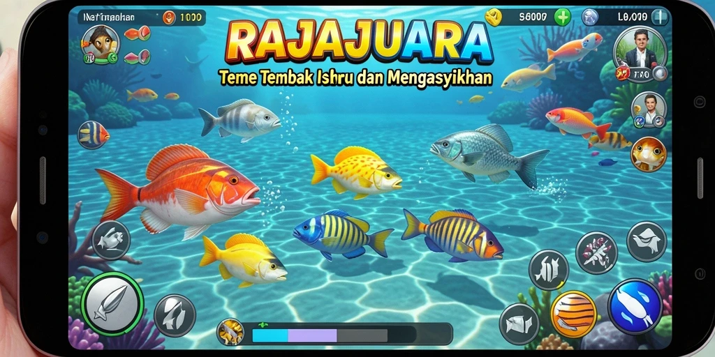 Tampilan menakjubkan dari gameplay Tembak Ikan RAJAJUARA yang seru.
