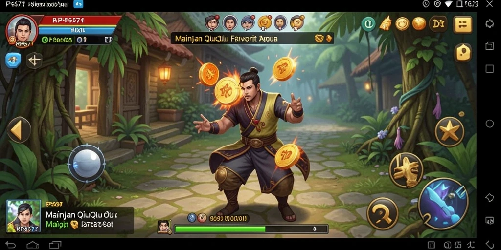 Tampilan gameplay QiuQiu yang seru dan menantang di RP6677.