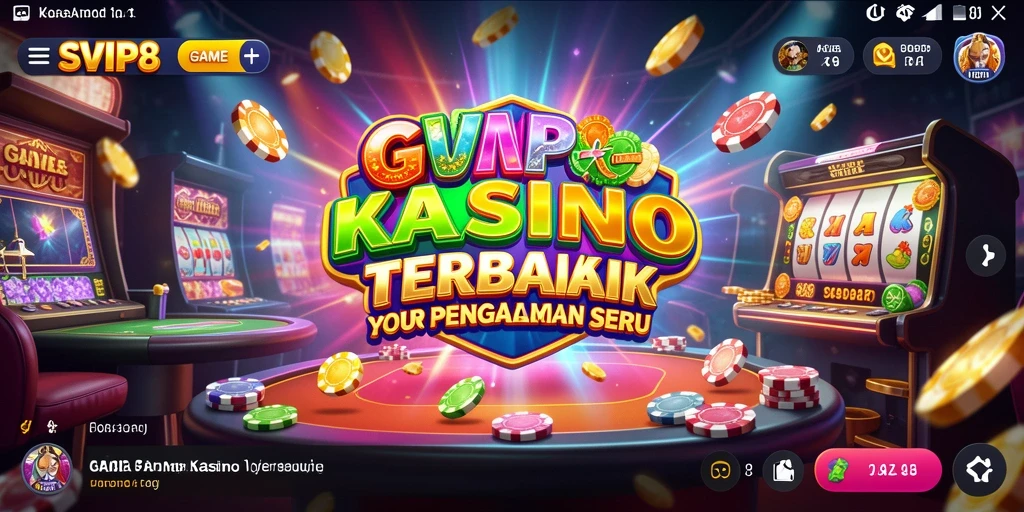 Tampilan menarik dari gameplay Kasino di SVIP8 dengan berbagai opsi permainan.