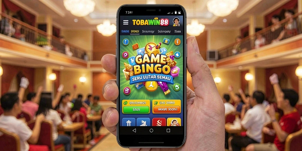 Gambaran tampilan gameplay seru dari TOBAWIN88 Bingo.