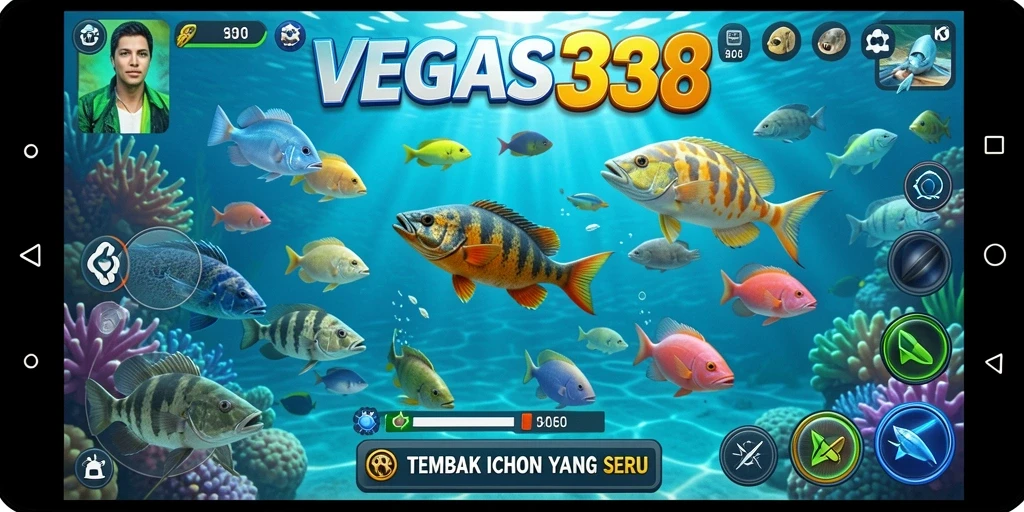 Tampilan gameplay Tembak Ikan yang seru di VEGAS338.